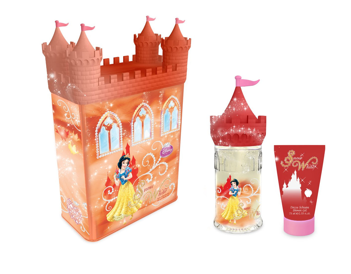 Kids Princess Snow White Castle 2Pcset 1.7 Oz Eau De Toilette Spray / 2.5 S.Gel Metal By Kids Princess For Women
