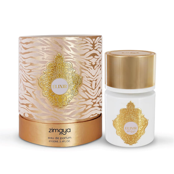Zimaya Elixir White by Afnan 3.4 Oz Eau De Parfum Spray for Unisex