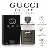Gucci Guilty by Gucci 1.6 Oz Eau De Toilette Spray In Box for Men