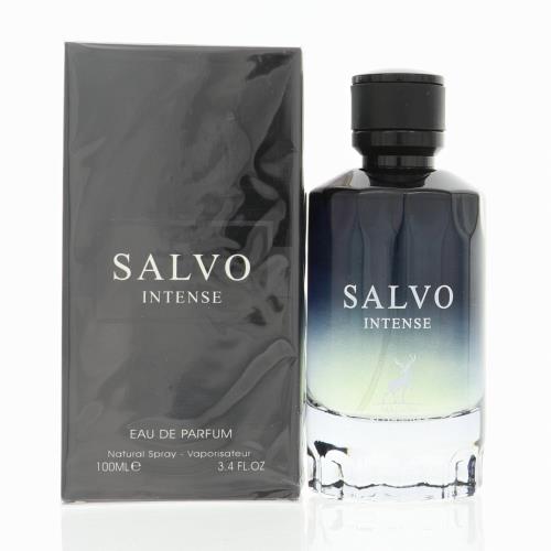 Salvo Intense By Maison Alhambra Cologne 3.4 Oz Eau De Parfum Spray For Men - Box