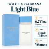 Light Blue by Dolce & Gabbana 6.7 Oz Eau De Toilette Spray for Women