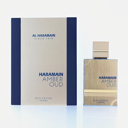 Amber Oud Bleu Edition By Al Haramain 3.33 Oz Eau De Parfum Spray For Men In Box