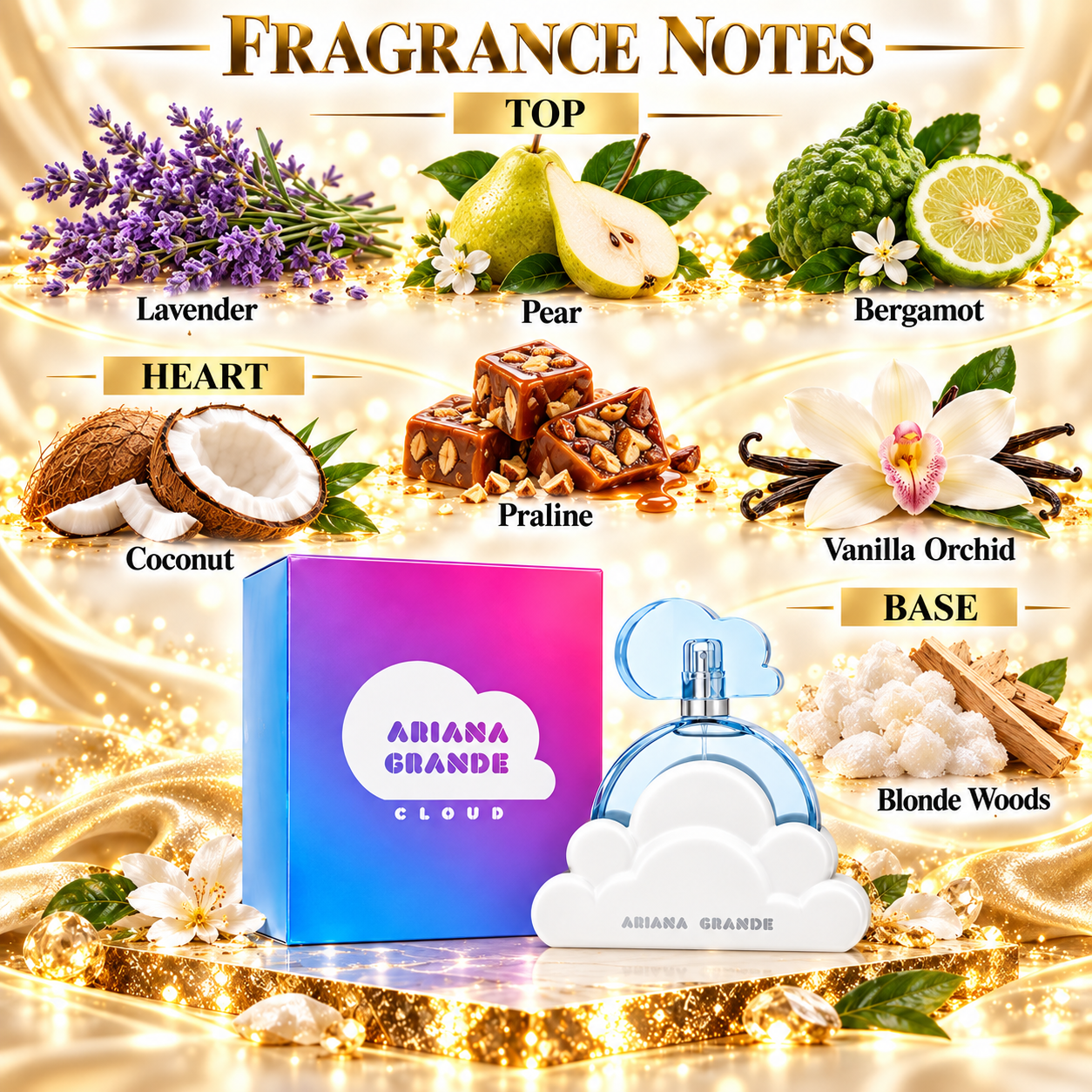 Grande Cloud by Ariana 3.4 Oz Eau De Parfum Spray for Women enhanced image 1