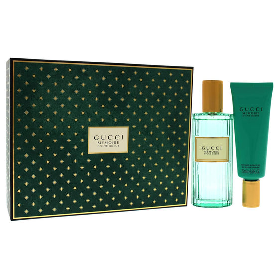 Gucci Mémoire D'Une Odeur 2Pcset 3.4 Oz Eau De Parfum Spray / 2.5 Sgel By Gucci For Women