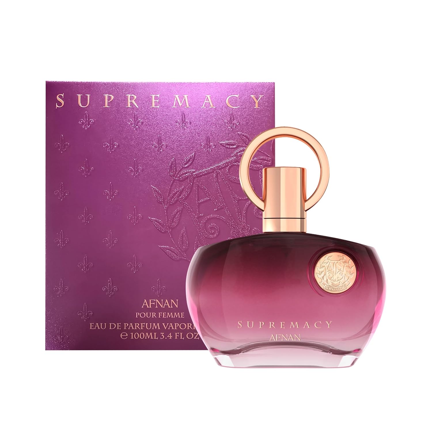 Supremacy Purple by Afnan 3.4 oz Eau De Parfum Spray for Women