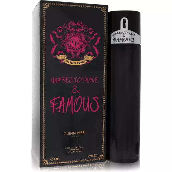 Unpredictable & Famous by Glenn Perri 3.2 oz Eau De Parfum Spray for Women