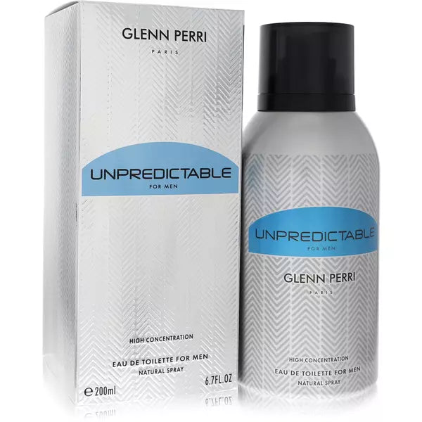 Unpredictable High Concentration by Glenn Perri 6.7 Oz Eau De Toilette Spray for Men