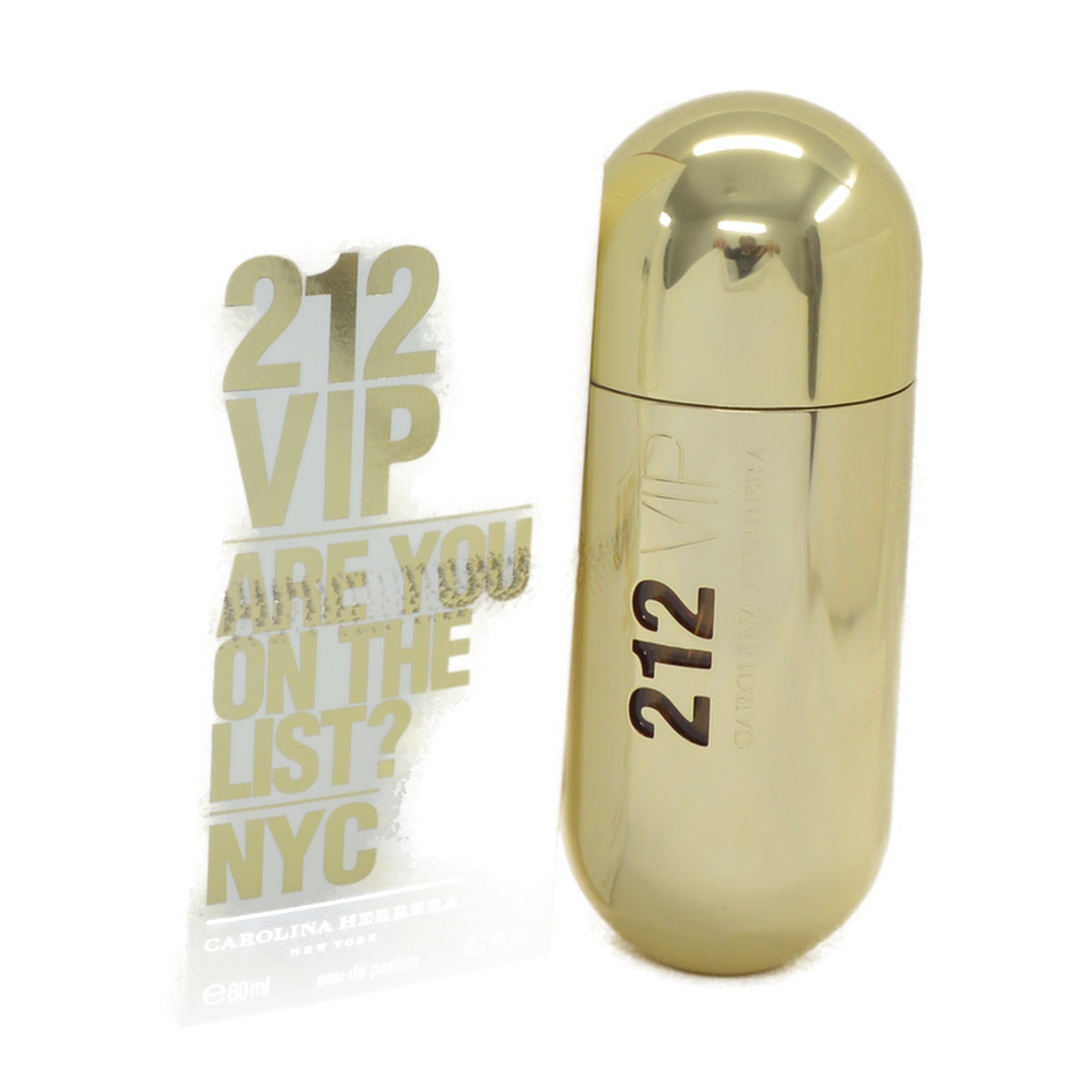 Carolina Herrera 212 Vip by Carolina Herrera 2.7 Oz Eau De Parfum Spray for Women front product image (UPC 8411061711767)