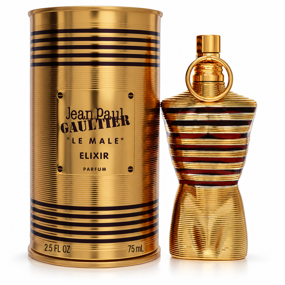 Le Male Elixir by Jean Paul Gaultier 2.5 Oz Parfum Spray In Box for Men