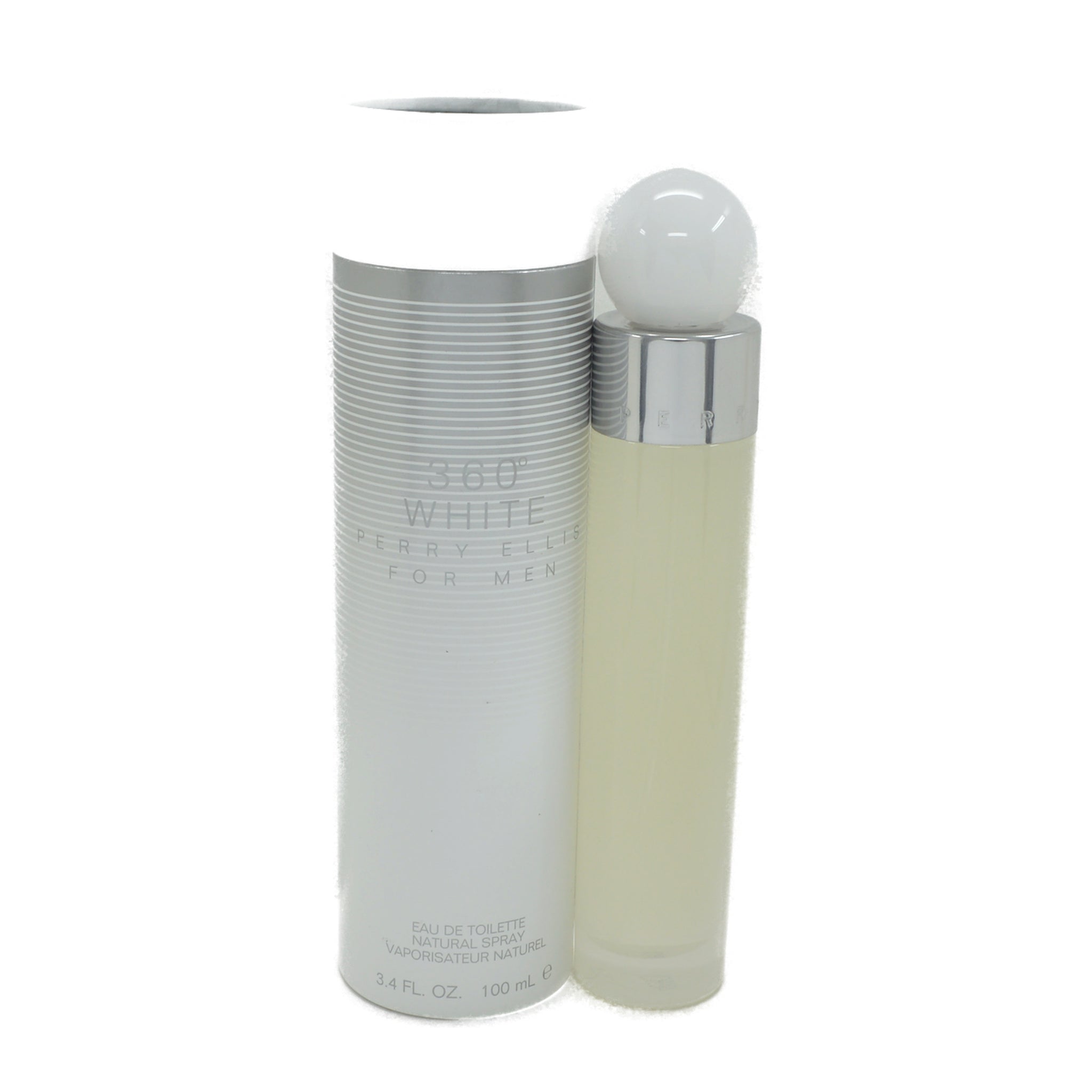Perry Ellis 360 White by Perry Ellis 3.4 Oz Eau De Toilette for Men