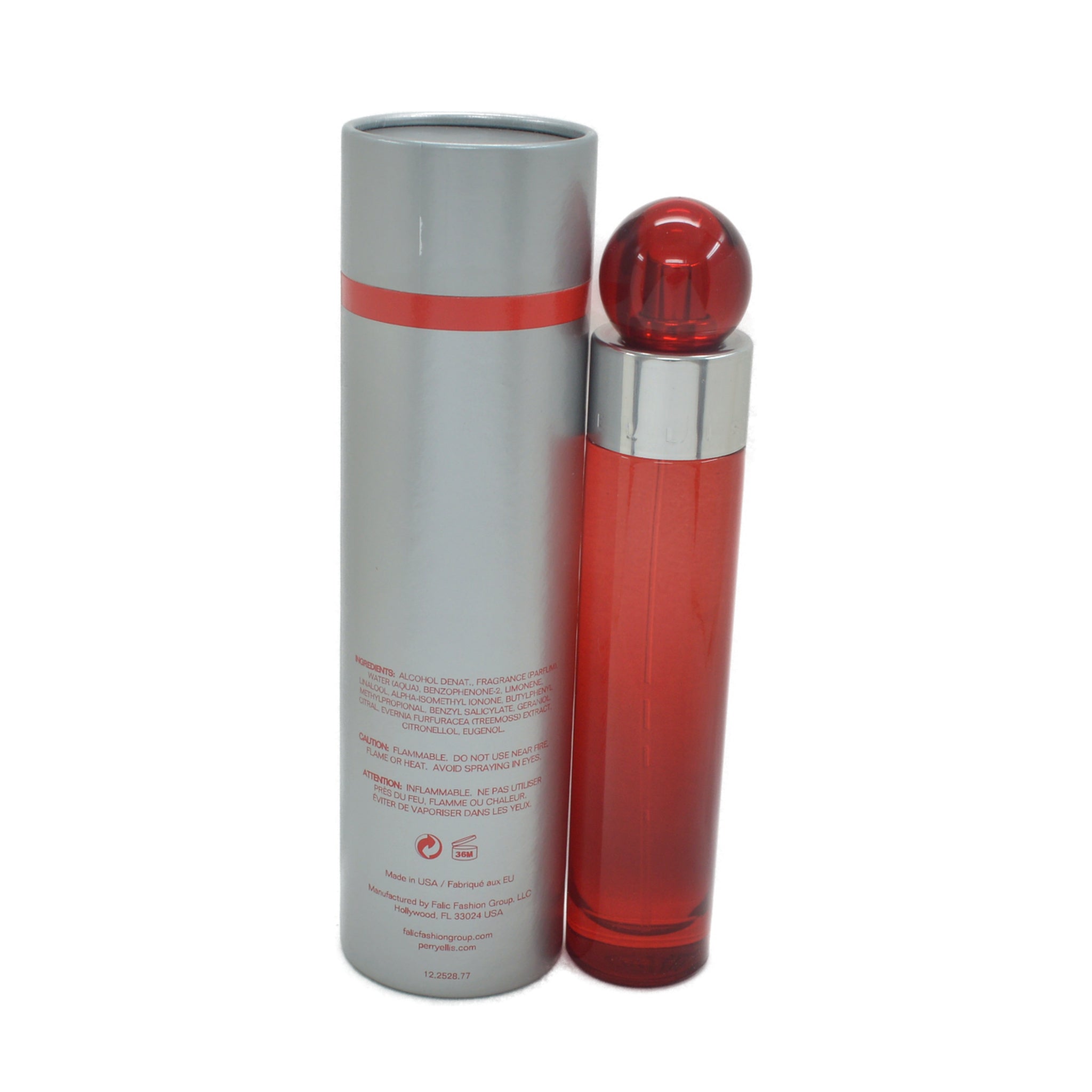 360° Red by Perry Ellis 3.4 Oz Eau De Toilette for Men