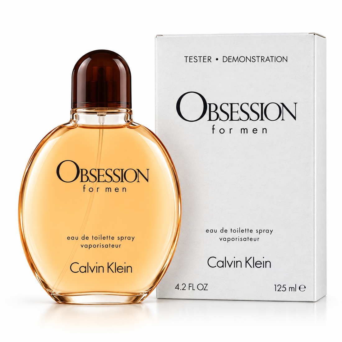 Obsession by Calvin Klein 4.2 Oz Eau De Toilette Spray for Men Tester