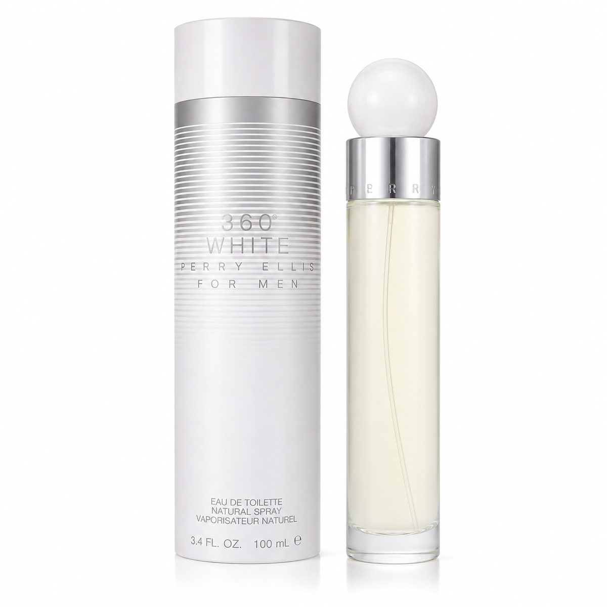 360 White by Perry Ellis 3.4 Oz Eau De Toilette Spray for Men