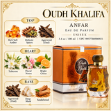 Oudh Khalifa by Anfar 3.4 Oz Eau De Parfum Spray for Unisex
