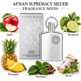 Supremacy Silver by Afnan 5 Oz Eau De Parfm Spray for Men