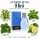 Hei by Alfred Sung 3.4 Oz Eau De Toilette Spray In Box for Men