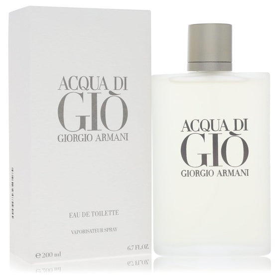 Acqua Di Gio by Giorgio Armani 6.7 Oz Eau De Toilette Spray In Box for Men