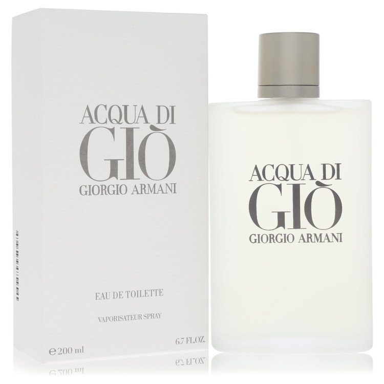 Acqua Di Gio by Giorgio Armani 6.7 Oz Eau De Toilette Spray for Men