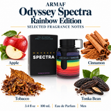 Odyssey Spectra Rainbow Edition by Armaf 3.4 Oz Eau De Parfum Spray In Box for Men