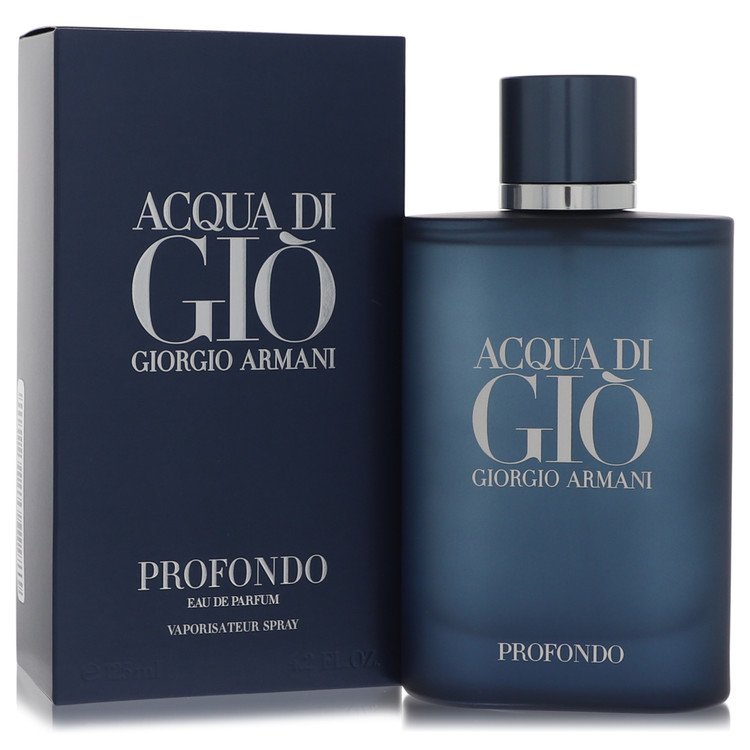 Acqua Di Gio Profondo by Giorgio Armani by Giorgio Armani 4.2 Oz Oz Eau De Parfum Spray 4.2 Oz for Men