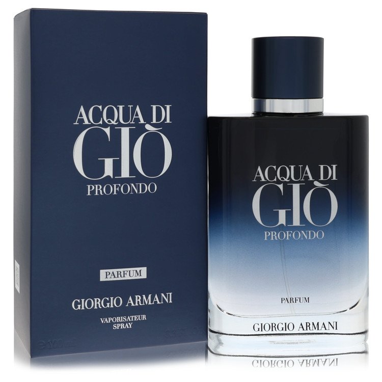 Acqua Di Gio Profondo By Giorgio Armani for Men - 3.3 OZ PARFUM SPRAY