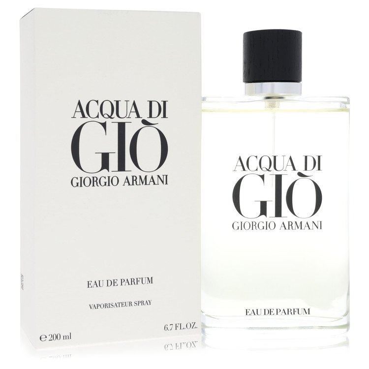 Acqua Di Gio by Giorgio Armani Eau De Parfum Refillable Spray 6.7 oz | Men Collection by AAA Beauty - Premium Men Perfume and Cologne | AAA Beauty