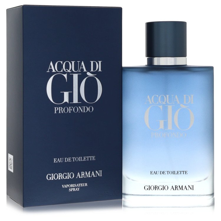 Aqua Di Gio Profondo by Armani 3.4 Oz Eau De Toilette Spray for Men