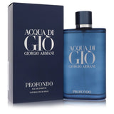 Acqua Di Gio Profondo by Giorgio Armani 6.7 Oz Eau De Parfum Spray In Box for Men