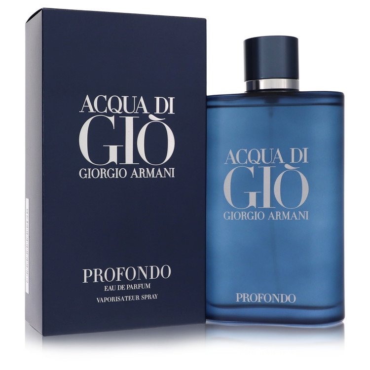 Acqua Di Gio Profondo by Giorgio Armani 6.7 Oz Eau De Parfum Spray for Men
