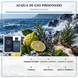 Acqua Di Gio Profondo by Giorgio Armani 4.2 Oz Eau De Parfum Spray In Box for Men