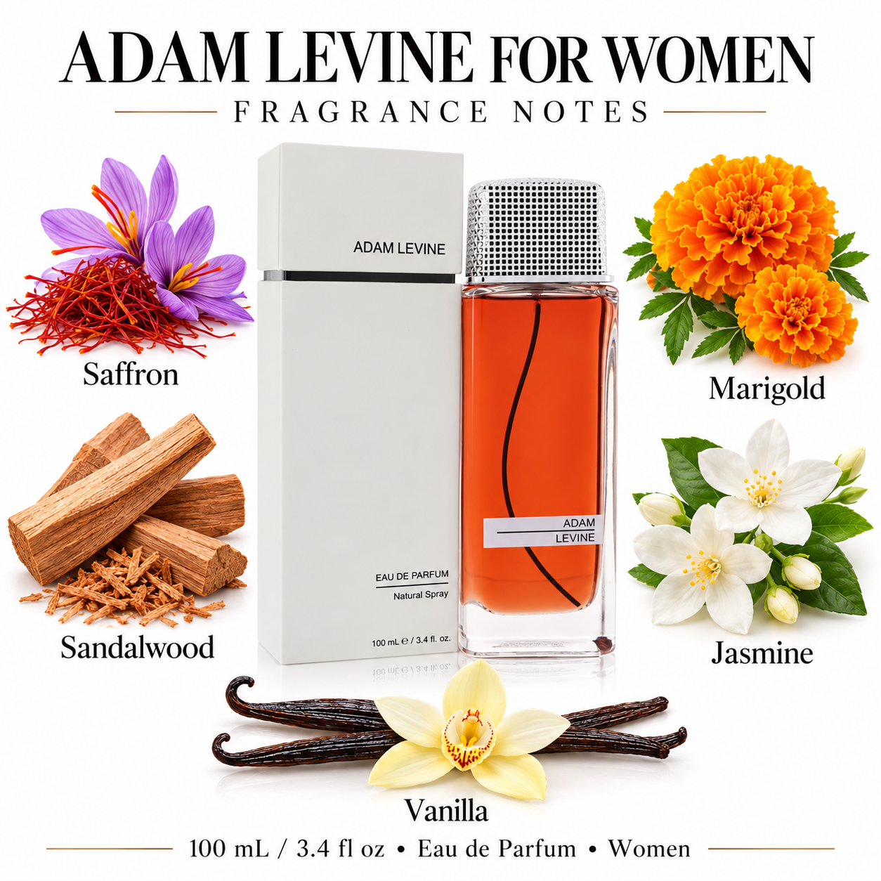 Adam Levine by Adam Levine 3.4 Oz Eau De Parfum Spray for Women — main image