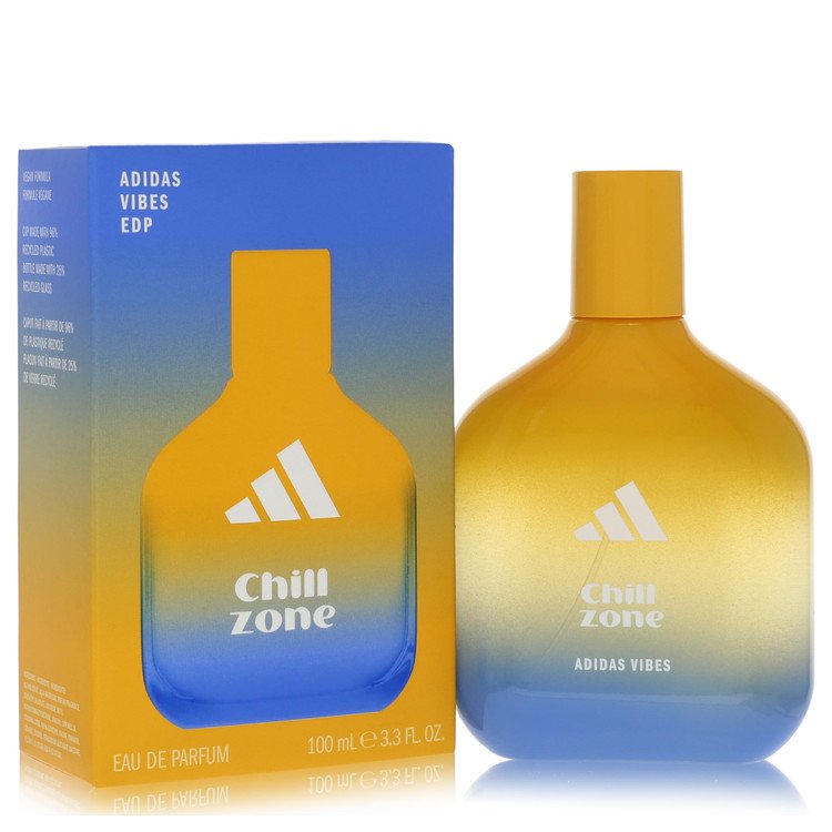 Adidas Vibes Chill Zone by Adidas 3.3 Oz Eau De Parfum Spray for Men