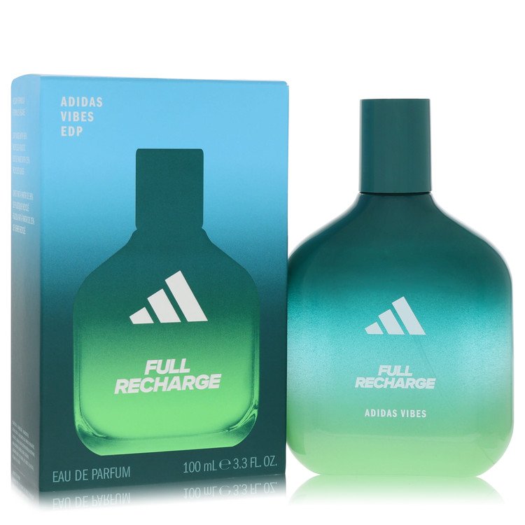 Adidas Vibes Full Recharge by Adidas 3.3 Oz Eau De Parfum Spray for Men