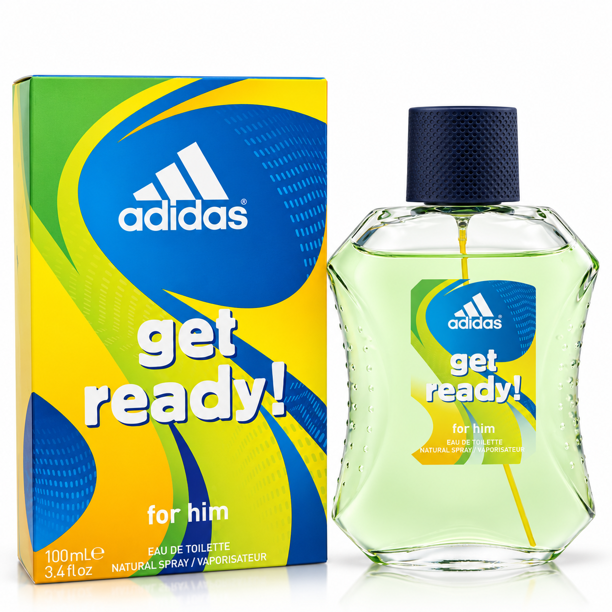 Adidas Get Ready for Him 100 mL 3.4 fl oz Eau de Toilette Men – main