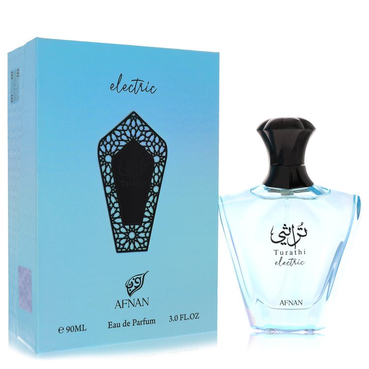 Turathi Electric by Afnan 3 Oz Eau De Parfum for Men
