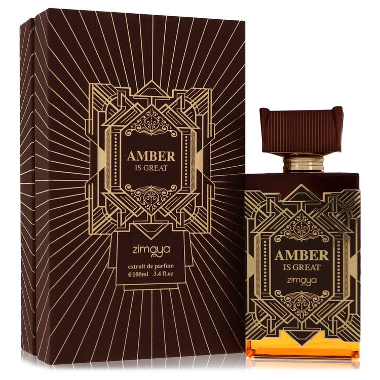 Afnan Amber is Great by Afnan Extrait De Parfum (Unisex) 3.4 oz for Men - Premium Designer Fragrance – Available at AAA Beauty