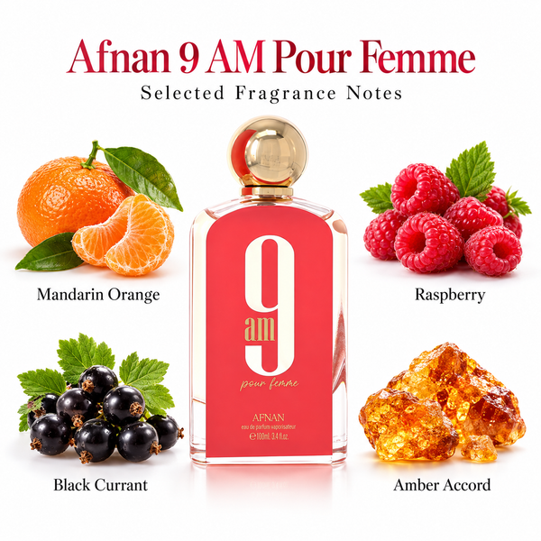9 Am Femme by Afnan 3.4 Oz Eau De Parfum for Women