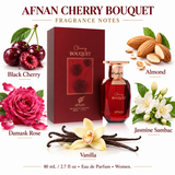 Cherry Bouquet by Afnan 2.7 Oz Eau De Parfum Spray for Women