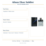Afnan Ekoz Soldier 3.4 Oz Eau De Parfum Spray for Men