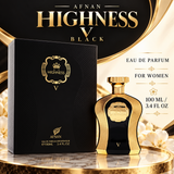 Highness V Black by Afnan 3.4 Oz Eau De Parfum Spray In Box for Women