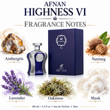 Highness Vi by Afnan 3.4 Oz Eau De Parfum Spray for Men