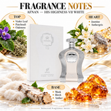 Vii Highness White by Afnan 3.4 Oz Eau De Parfum Spray for Unisex