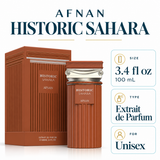 Historic Sahara by Afnan 3.4 Oz Extrait De Parfum Spray In Box for Men