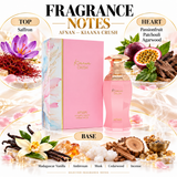Kiaana Crush by Afnan 3.4 Oz Eau De Parfum Spray In Box for Women