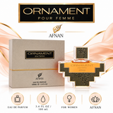 Ornament Pour Femme by Afnan 3.4 Oz Eau De Parfum Spray for Women