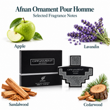 Ornament Pour Homme by Afnan 3.4 Oz Eau De Parfum Spray for Men