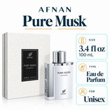 Pure Musk by Afnan 3.4 Oz Eau De Parfum Spray for Unisex