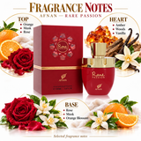 Rare Passion by Afnan 3.4 Oz Eau De Parfum Spray for Women