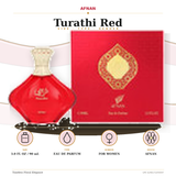 Turathi Red by Afnan 3 Oz Eau De Parfum Spray for Women