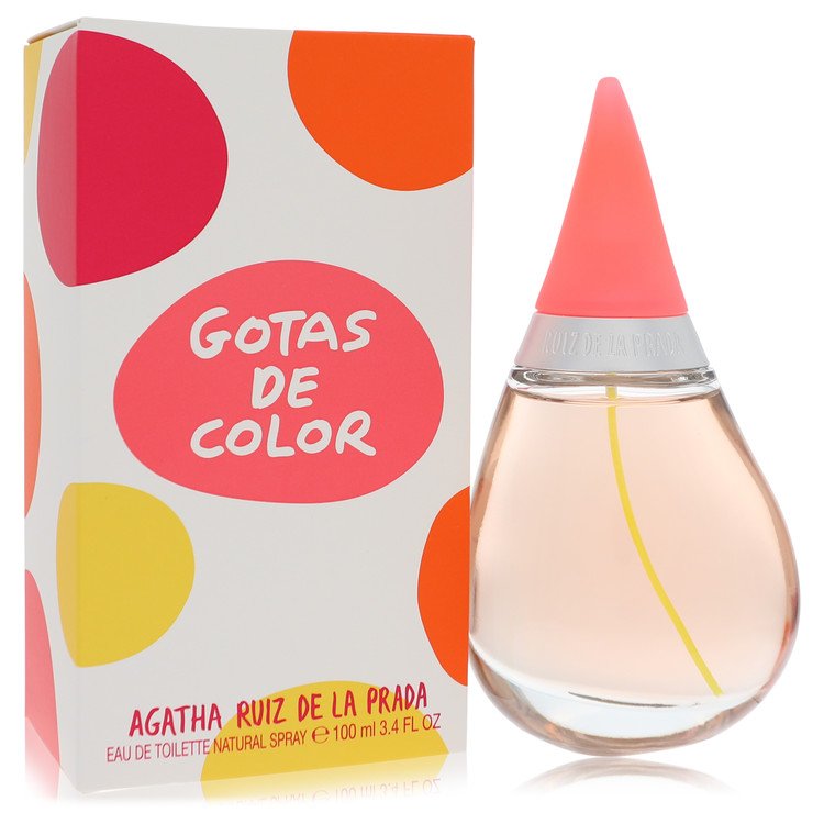 Agatha Ruiz De La Prada Gotas de Color by Agatha Ruiz De La Prada Eau De Toilette Spray 3.4 oz for Women - Premium Designer Fragrance – Available at AAA Beauty